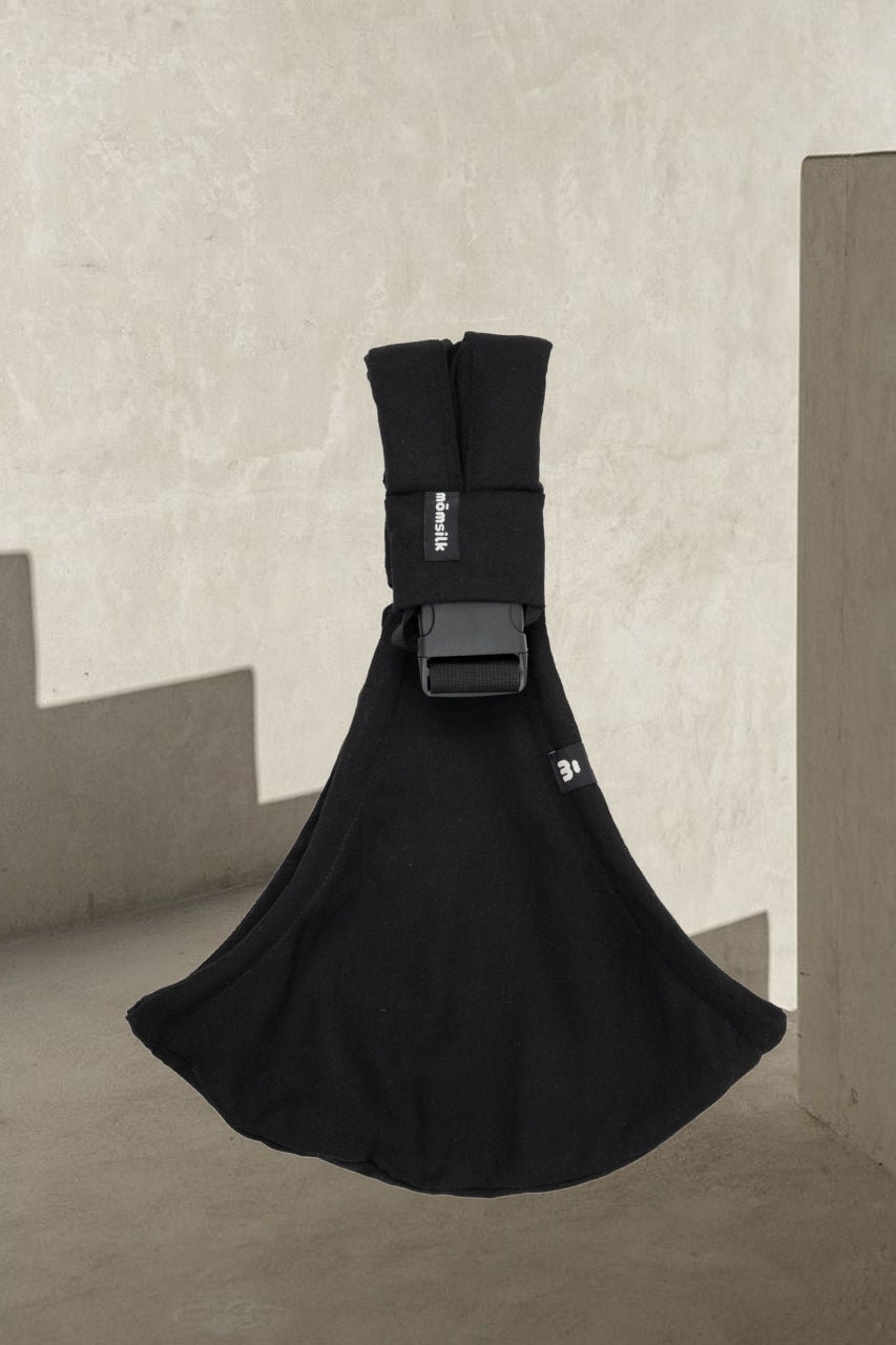 MomSwing Baby Carrier - Intense Black