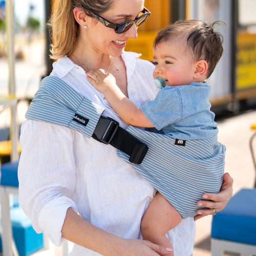 Porte-bébé MomSwing - Lignes d'Azure