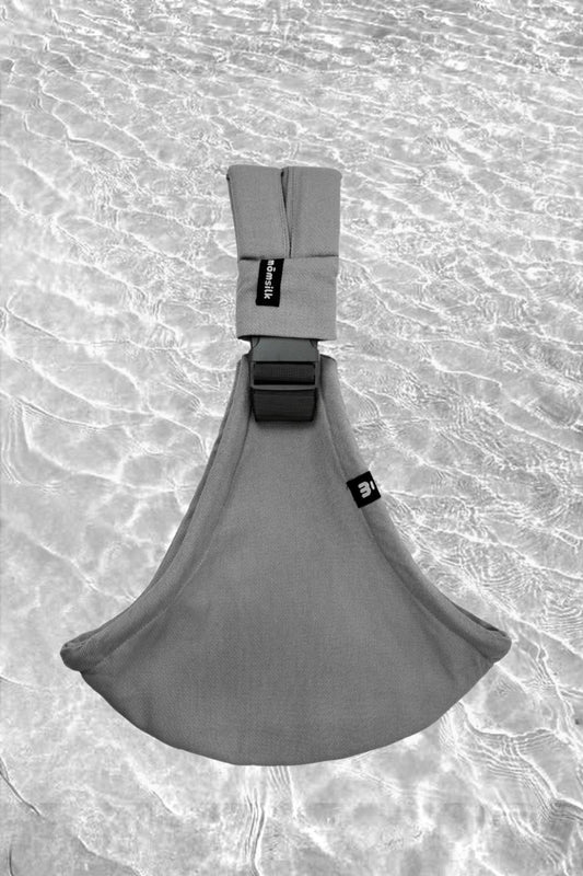 MomSwing Baby Carrier - Soft Grey