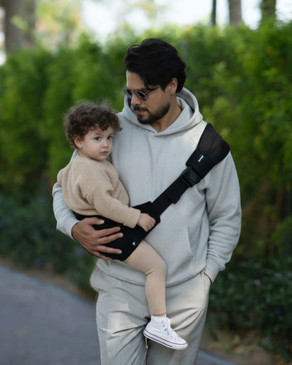 MomSwing Baby Carrier - Intense Black