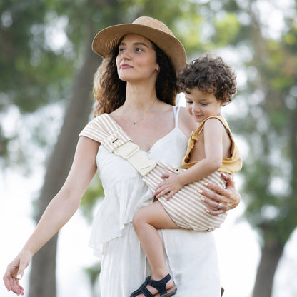 Porte-bébé MomSwing - St Tropez white