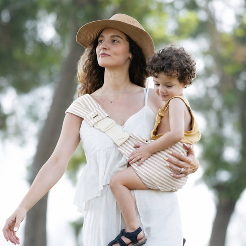 Porte-bébé MomSwing - St Tropez white