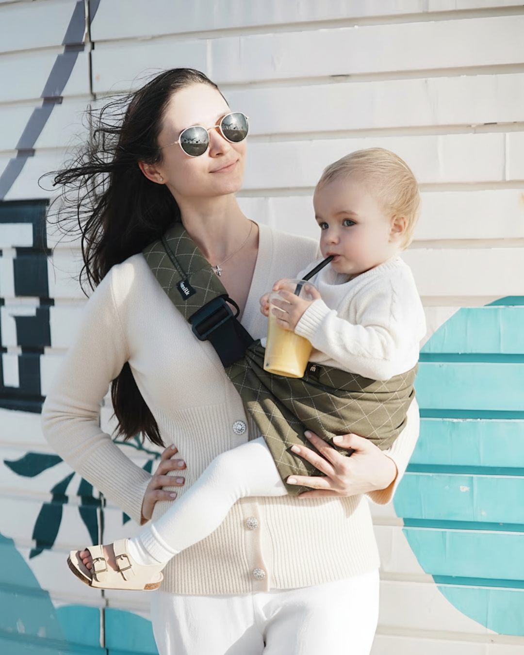 Porte-bébé MomSwing - Kaki